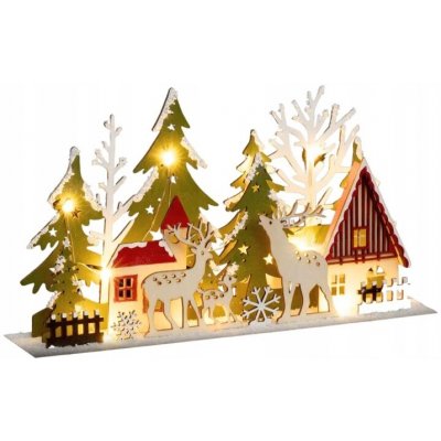 Vánoční městečko Fééric Lights and Christmas 6 x 17 cm – Hledejceny.cz