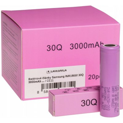 Samsung baterie typ INR18650 30Q 3000mAh 15A – Sleviste.cz