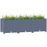 VidaXL Vyvýšený záhon 120 x 40 x 38 cm polypropylen – Zboží Mobilmania