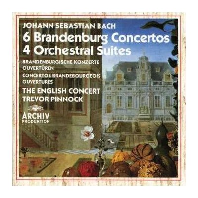 Johann Sebastian Bach - 6 Brandenburg Concertos 4 Orchestral Suites CD – Hledejceny.cz