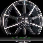 Ronal R60 6,5x16 5x112 ET45 jetblack polished blue – Sleviste.cz