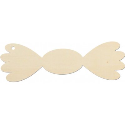 LYMFY Bonbon 14,5x4,1cm přírodní dřevo – Hledejceny.cz