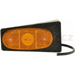 ACI Boční poziční světlo oválné oranžové LED s držákem 12/24V TRUCK L=P – Hledejceny.cz