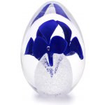 Artcristal Bohemia Skleněné těžítko vajíčko 04, Modrá, 7 cm | České sklo z rodinné sklárny – Hledejceny.cz