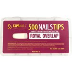 Expa-nails Nehtové tipy royal overlap box 500 ks – Zboží Mobilmania
