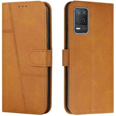 S-T-A-R Kožené pouzdro pro Realme 8 5G hnědé – Zboží Živě