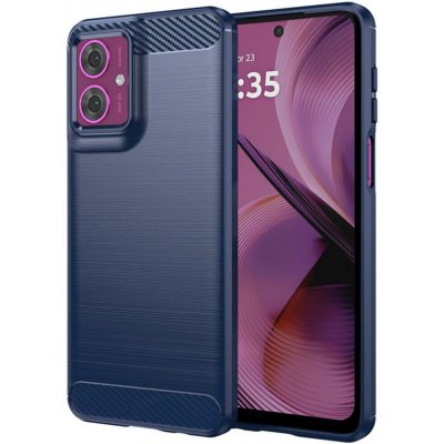 Techsuit Carbon Silicone Motorola Moto G55 modrý – Zboží Živě