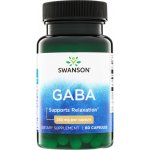Swanson GABA Kyselina Gama Aminomáselná 250 mg 60 kapslí – Hledejceny.cz