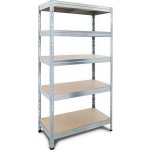 Rapid 3 Regál 180 x 90 x 45 cm 5 polic pozink – HobbyKompas.cz