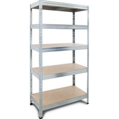 Rapid 3 Regál 180 x 90 x 45 cm 5 polic pozink – HobbyKompas.cz
