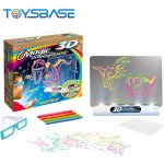 Magická světelná kreslící 3D tabulka – Sleviste.cz