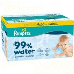 Pampers Aqua čistící ubrousky 9 x 60 ks – Hledejceny.cz