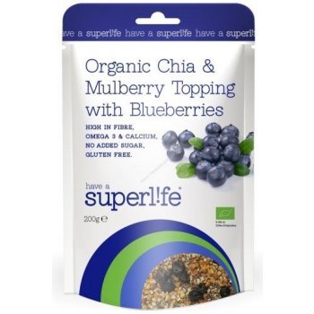 SuperLife Bio Chia mix borůvka 200 g