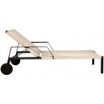 Tribu Polohovací s područkami a kolečky Nodi nerezová ocel white – Zboží Dáma