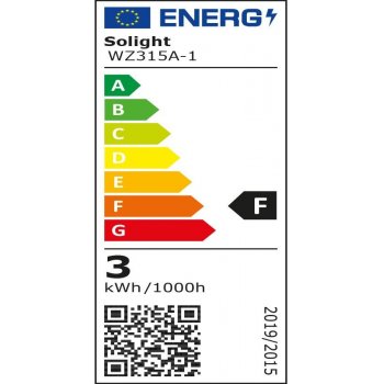 Solight LED žárovka bodová 3W GU10 4000K 260lm bílá