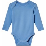 Lupilu Dětské body s dlouhými rukávy z merino vlny a hedvábí modrá – Sleviste.cz