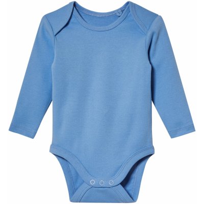 Lupilu Dětské body s dlouhými rukávy z merino vlny a hedvábí modrá – Sleviste.cz