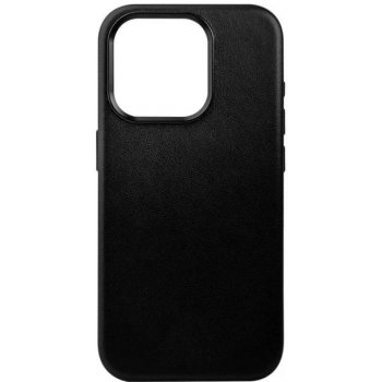 FIXED MagLeather kožené s podporou Magsafe Apple iPhone 15 Pro černé FIXLM-1202-BK