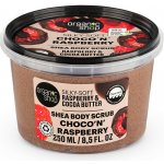 Organic Shop jemný tělový peeling malina a kakaové máslo 250 ml – Zboží Dáma