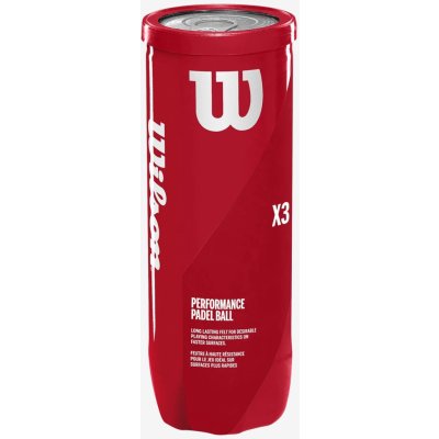Wilson Performance Padel 3ks – Sleviste.cz
