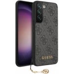 Pouzdro Guess 4G Charms Samsung Galaxy S23+ šedé – Hledejceny.cz