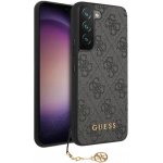 Pouzdro Guess 4G Charms Samsung Galaxy S23 šedé – Sleviste.cz