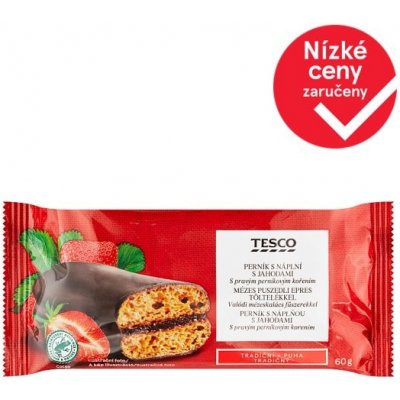 Tesco Perník s náplní s jahodami 60 g – Zboží Dáma