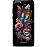 Pouzdro Mobiwear Glossy Huawei Y6 Prime 2018 / Honor 7A - G011G Kytice s pírkem