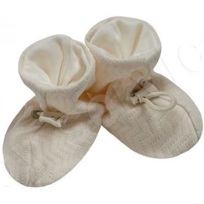 Baby Service capáčky se stahovací gumičkou Vlnky Babyservice béžová – Zboží Dáma