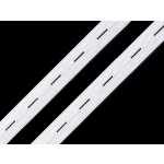 Pruženka dírková šíře 15-17 mm Varianta: 1 bílá, Balení: 30 m – Zbozi.Blesk.cz