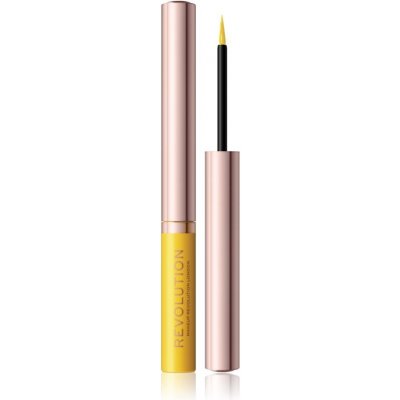 Makeup Revolution Neon Heat tekuté oční linky Lemon Yellow 2,4 ml