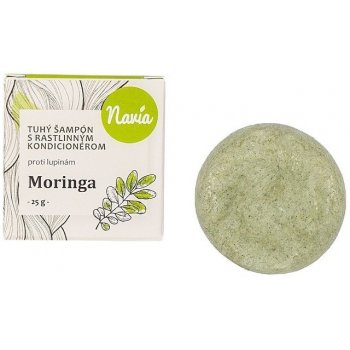 Kvítok tuhý šampon s kondicionérem proti lupům Moringa 25 g