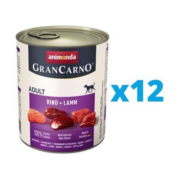 Animonda Gran Carno Adult hovězí & jehněčí 12 x 400 g