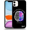 Pouzdro a kryt na mobilní telefon Apple Pouzdro Picasee ULTIMATE CASE Apple iPhone 11 - Brain - White