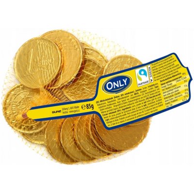Only Čokoládové zlaté mince v síťce 85 g – Hledejceny.cz