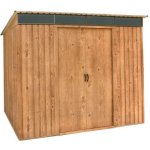 Duramax Pent Roof Skylight zahradní domek 4,7m² dekor dub 0,33 mm 20545 – Zboží Dáma