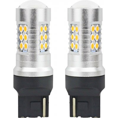 AMiO LED 1156 CANBUS 24SMD 3030 T20 W21W White 12V/24V - 2393 – Hledejceny.cz