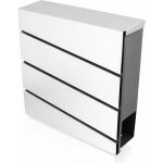 Moderní poštovní schránka na dopisy nástěnná z nerezové oceli M18063 – Hledejceny.cz