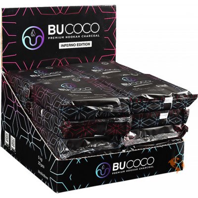 BUCOCO Inferno Edition kokosové uhlíky 5kg – Hledejceny.cz