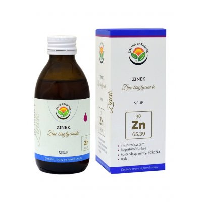 Salvia Paradise Zinek Zinc bisglycinate DS sirup 180 ml – Hledejceny.cz