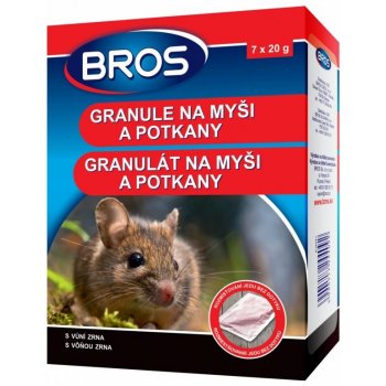 Agrotree Bros granule na myši,7x20g