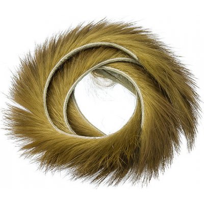 Hends Proužky Králičí Kůže Zonker Strips Rabbit 4mm Brown Olive – Hledejceny.cz