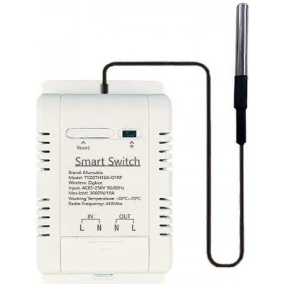 Spínač s měřením teploty a spotřeby Tuya T16 POW – Zboží Mobilmania