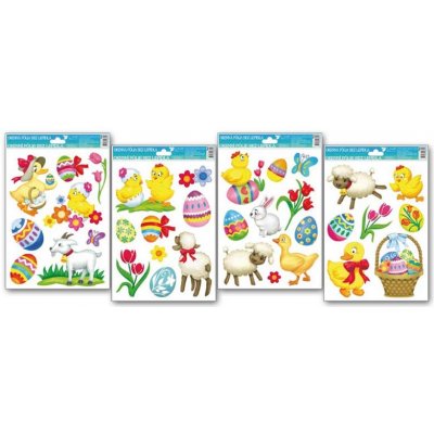 Room Decor Okenní fólie bez lepidla velikonoční s kůzletem 30 x 20 cm – Hledejceny.cz