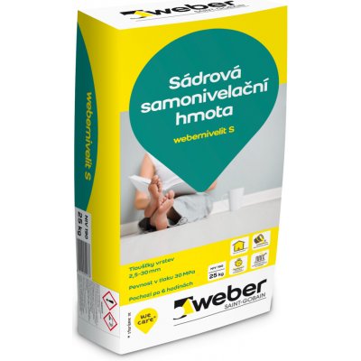 Weber Samonivelační hmota 25MPa Webernivelit 25 kg – Sleviste.cz
