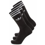 adidas Originals Crew Socks In Black S21490 3 pack Black – Zboží Mobilmania