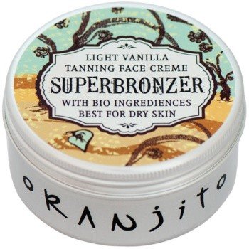 Oranjito Bio Light Vanilla Superbronzer opalovací krém do solária na obličej a dekolt 50 g