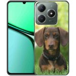 mmCase Gelový obal na Realme C61 hnědý jezevčík – Sleviste.cz