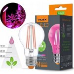 VIDEX LED žárovka E27 8W pro pěstování rostlin – Zboží Mobilmania