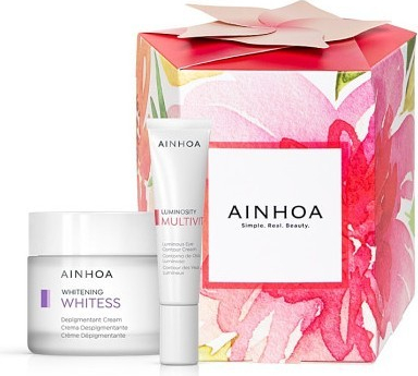 Ainhoa Whitess Set Depigmentační pleťový krém 50 ml + oční krém Multivit 15 ml